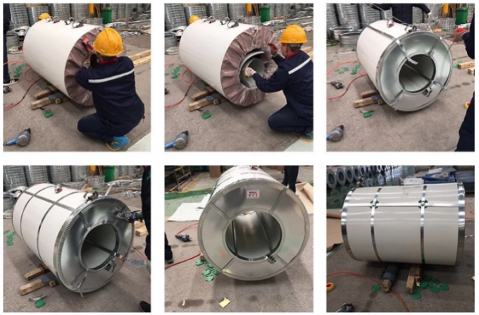 Zinc Coated Galvanized Steel Coil Rolled Regular Spangle G40 G60 1250mm Width