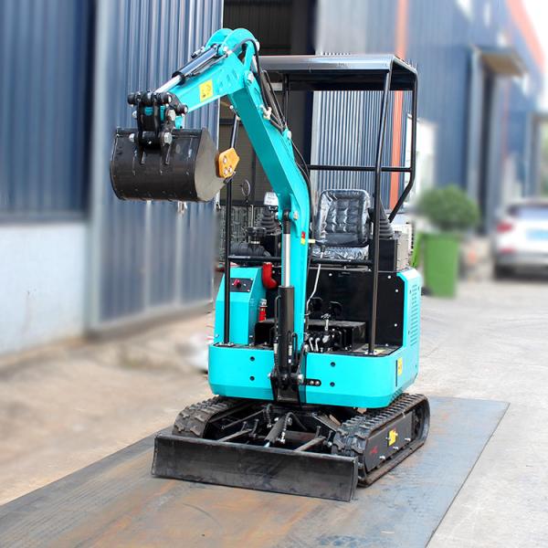 Small Digger Moving Type Crawler Excavator 1.8 Ton with 1300mm Track Overall Length