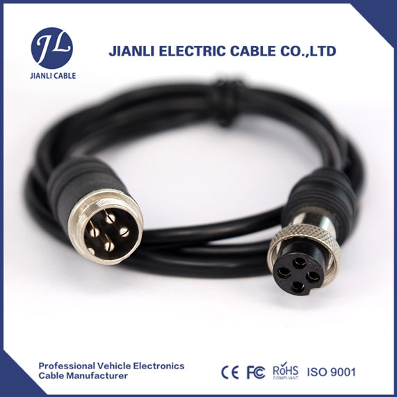 Customized Car Camera 4 Pin GX16 Vision Systems Cable Waterproof  Ring