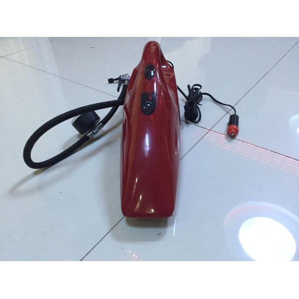 2 в 1 DC пылесос 12V красный и желтый причудливый портативный автомобиля для автомобиля с инфляцией Fuction