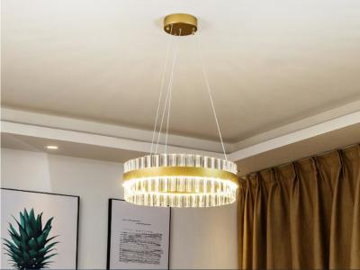 Corpo galvanizado luxuoso do hardware dos dispositivos elétricos de luzes do teto do diodo emissor de luz da sala de jantar de ROHS
