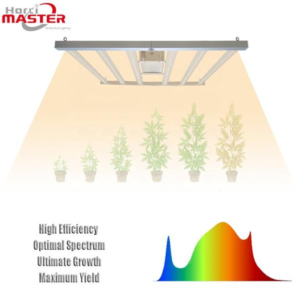 640W Greenhouse Growing Lights IP65 Aluminum Grow Lights For Tomato Seedlings