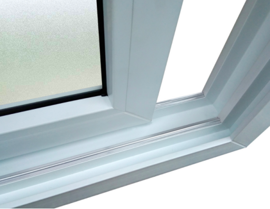 Двойника Windows шторма винила окно алюминиевого стеклянное сползая