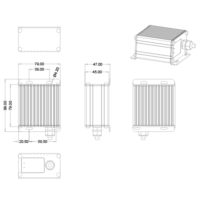 МДВР Рабочее транспортное средство резервные батареи водонепроницаемая промышленная категория для видеонаблюдения