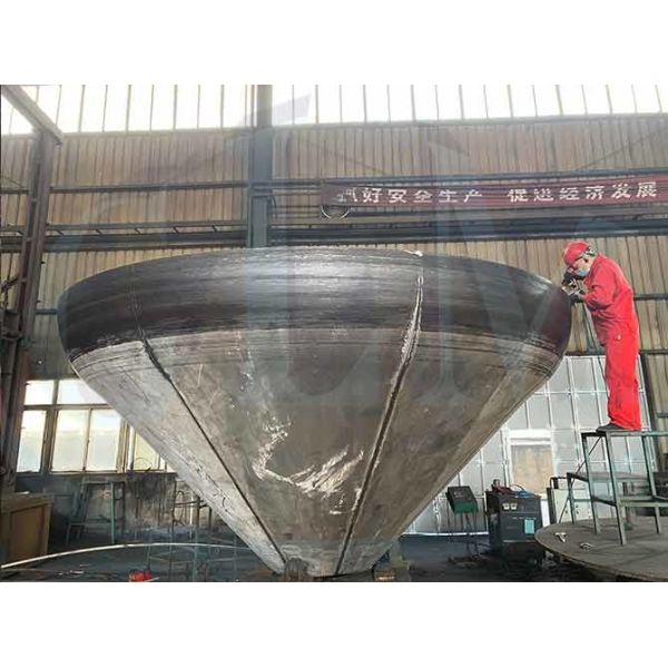 Длина 50-1000mm верхних днищ резервуара нержавеющей стали CHA (60º) коническая