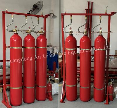 Enclosed Flooding Inert Gas Argon IG55 Fire Extinguishing System Without Pollution For Server Room