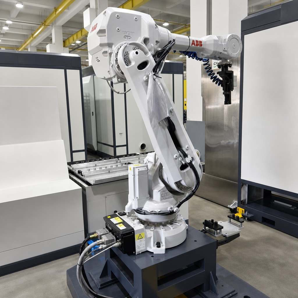 Precision Robotic Deburring And Polishing Machine For Finned Aluminum Engine Cylinder Heads