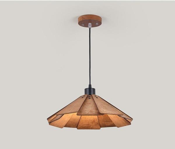 Wabi Sabi Wood Art Straw Hat Pendant Lamp Restaurant Small Bar Home Tea Room Chandelier