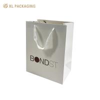 XL Packaging Custom Packaging Factory Professional Custom Paper Bag White Edge White One For Shopping Clothing Shoes Packing Shopping Bag With Logo