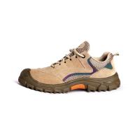 Shengjie Steel Toe Lace up Boots de travail Basse coupe Résistance au glissement Résistance à l' huile Nubuck Cow Leatehr Chaussures de sécurité supérieures