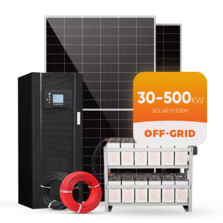 Solar Wind Turbine Hybrid 50Kw Off Grid With Longi Solar Panels