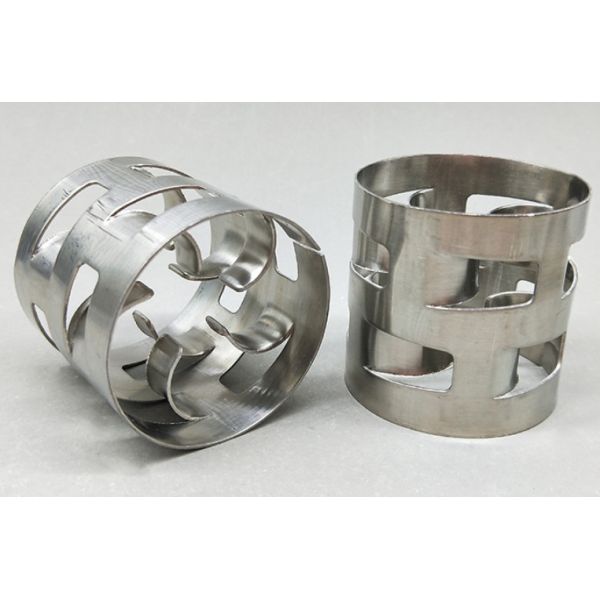 Pall Ring Metal Tower Packing 25*25*0.3mm Diameter For Gas Scrubbing