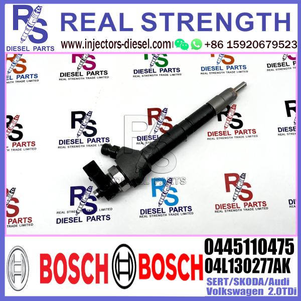 Common Rail Fuel Diesel Injector 0445110475 04L130277AK/E 0445110474 for SERT/SKODA/Audi/Volkswagen 2.0TDI Engine