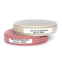 Natural Yellow Pink White PEEK Block for Temporary Crowns and Bridges Implant Abutment
