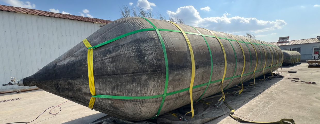 High Buoyancy Capacity Rubber Marine Salvage Airbags ISO14409