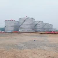 Cylindrical Industrial Vertical Welded Steel Tank Above Ground for Oil Storage