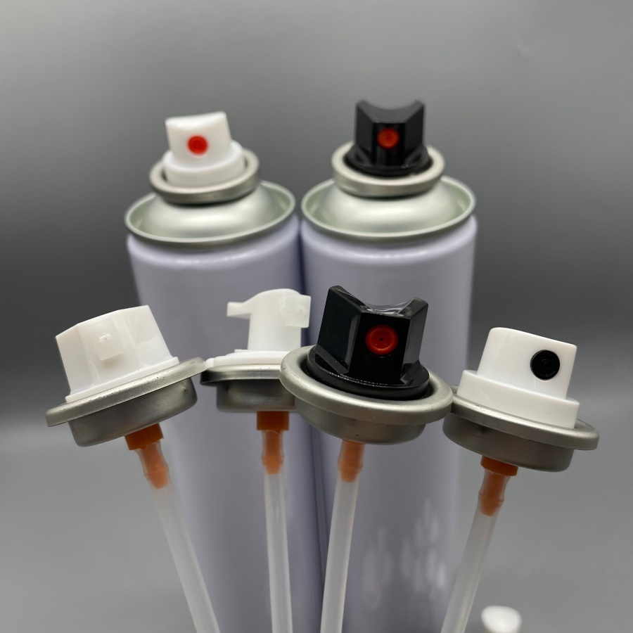 Male Aerosol Valve with Strong Sealing Performance, UV-Resistant Painted Surface, and Custom Color Matching