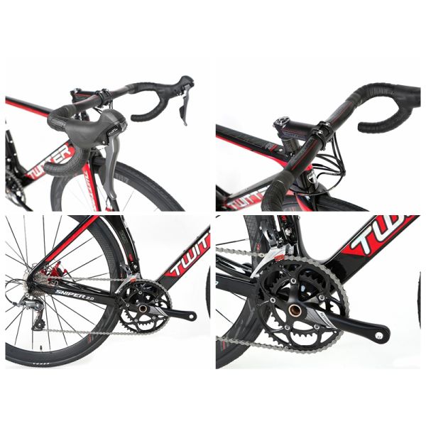 Disc-brake Hubs T800 Carbon Frame Gravel Bike SNIPER2.0 700C Carbon Road Bike 24 Speed
