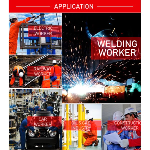 FR Anti Statics Arc Flash Resistant Work Overall Resistant To 50 Times Industrial Laundry