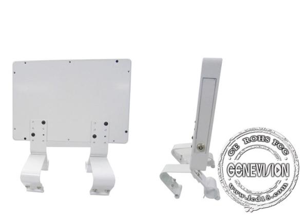 Dc Powered Tft Wall Mount LCD Display , Lcd Advertising Player Super Market Trolley