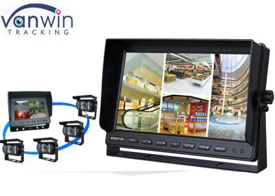 Monitor de alta resolução DC12V do carro de 4 CH TFT/quadrilátero da C.C. 24V LCD tela do vídeo