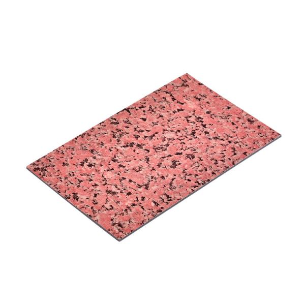 Panneau composé en aluminium de marbre avec le noyau de PE/FR pour la décoration de construction