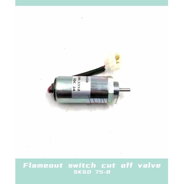 Топлива соленоида 12V OEM клапан автомобильного отключенный для Kobelco SK60-8