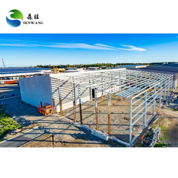 Entrepôt de structure en acier avec certification ISO 9001-2008
