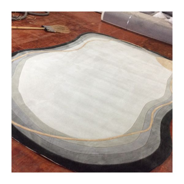 Custom End Handmade Floral Carpet for Hotel Living Room in Any Color Pattern and Design