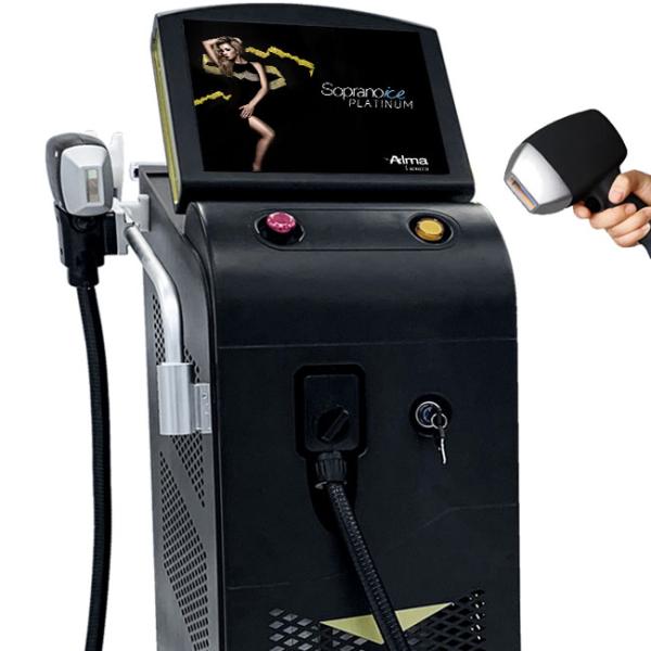 Soprano Ice Platinum 808nm Diode Laser Hair Removal Machine with 800W Laser Power and Sapphire Contact Cooling