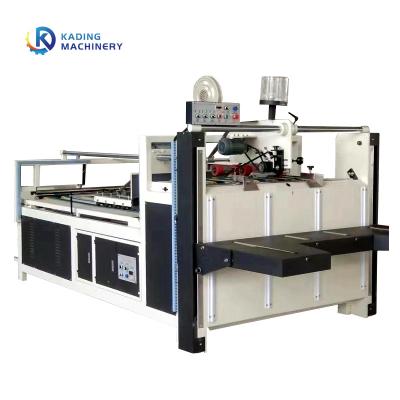 60pcs/Min Corrugated Folder Gluer Machine Semi Automatic For Corrugated Cardboard Box