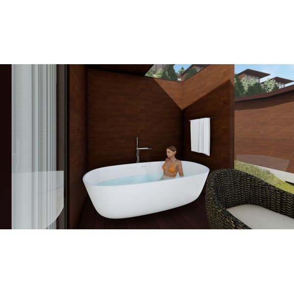 Cottage Prefab Timber Homes , Prefabricated Wooden Houses With Open Area Bathroom