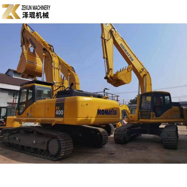 Excavadora usada Komatsu PC400-7 do Japão Engenharia original Máquinas de construção
