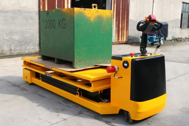 Batería 2000kg elevadores móviles eléctricos de tijeras