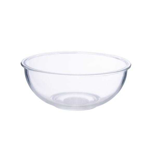 Cuenco mezclador de vidrio borosilicato con tapa de PP de 180 ml a 3500 ml