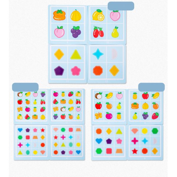 ODM Children'S Montessori Wooden Puzzle Board Game