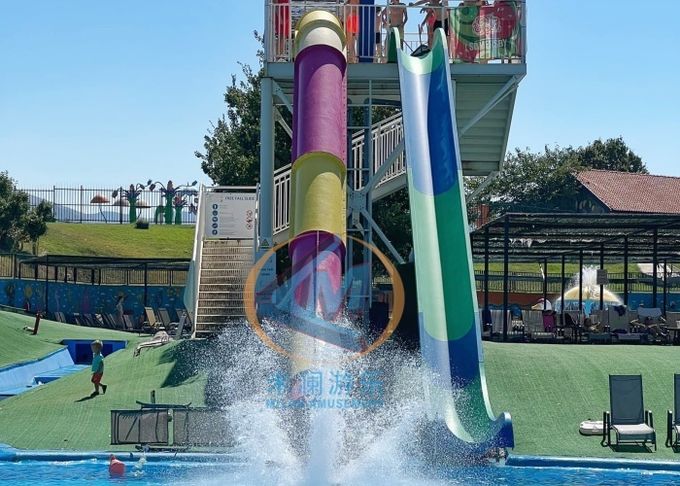 High-Strength Fiberglass Water Slide – Aqua Park Pool Attraction for Private & Commercial Use