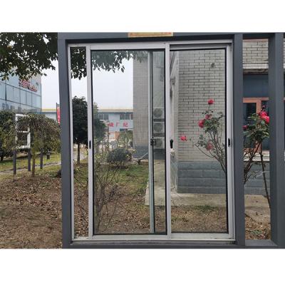 Alumínio doméstico UPVC 60 X 24 Janela deslizante com malha de fibra de vidro