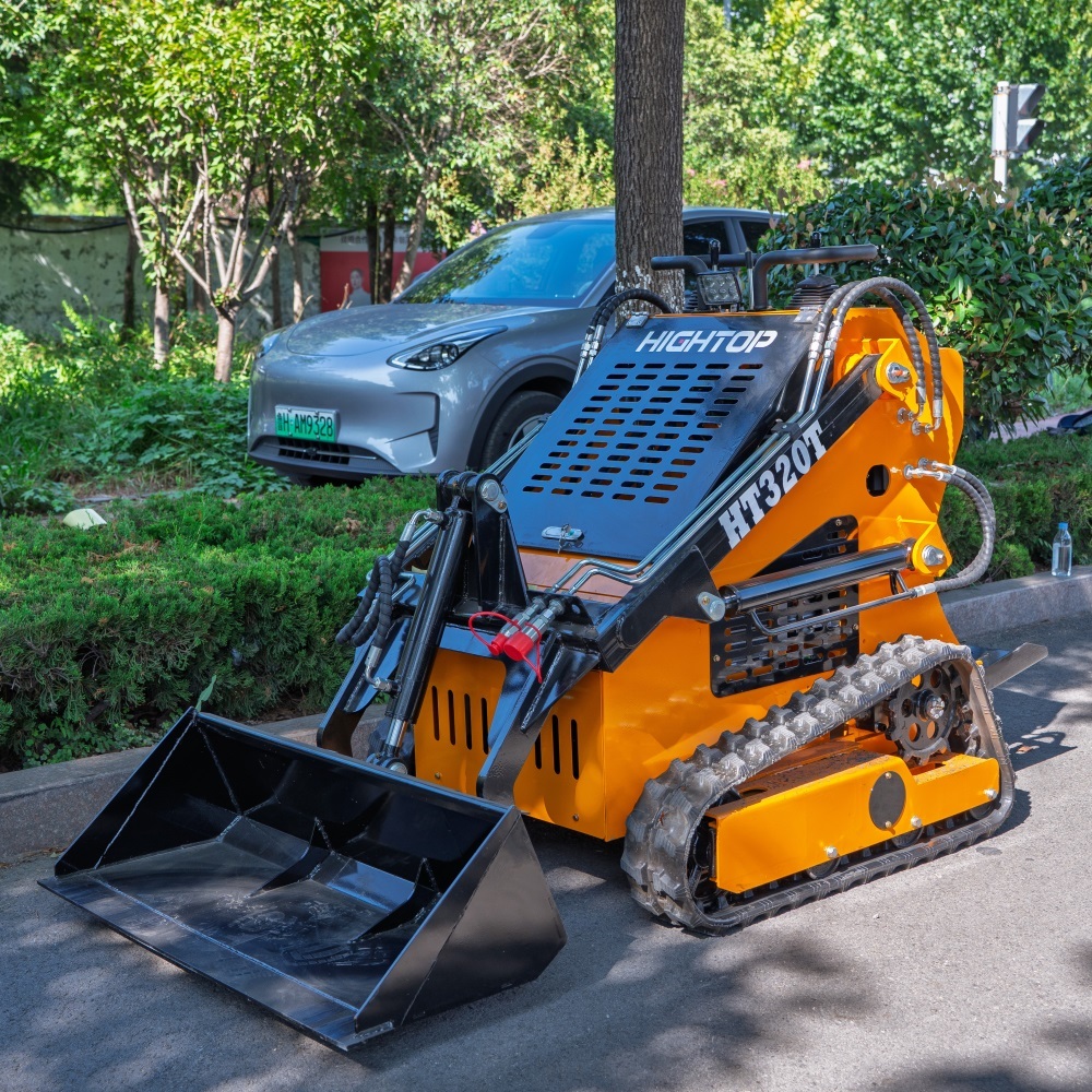HT320T Compact Track Skid-Steer Loader with Zero-Turn Steering  for Tight Spaces