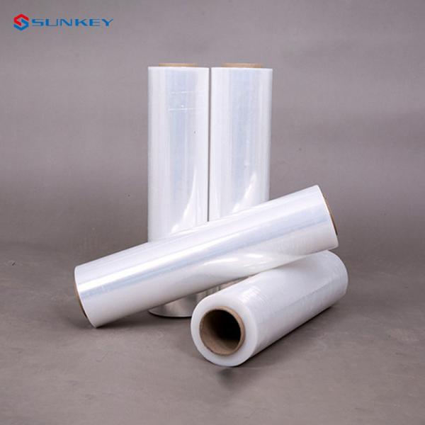 Envoltório de embalagem Rolls plástico do psiquiatra do estiramento do rolo da laminação do jumbo claro mini LLD do filme plástico