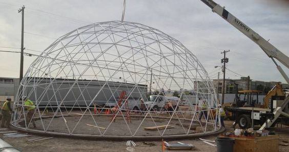 Fire Ratardant Modular Sphere Geodesic Party Dome Tent 200 Kg/Sqm