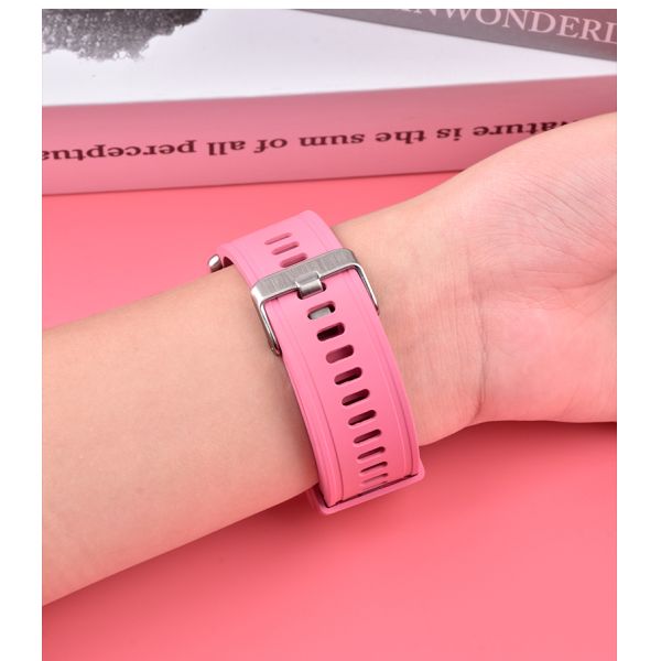 Vibrant And Energetic Style Soft Fluoroelastomer Strap - Customizable Logo Available