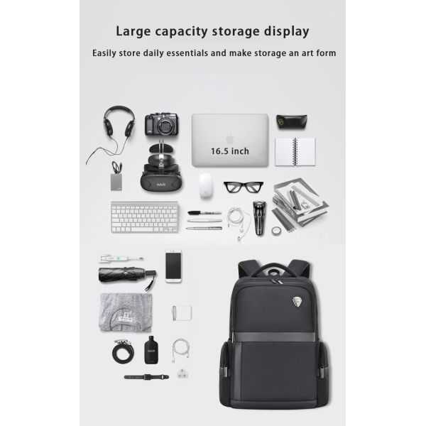 Mens Business Backpack Business Travel Computer Bag Large Capacity Mens Bag