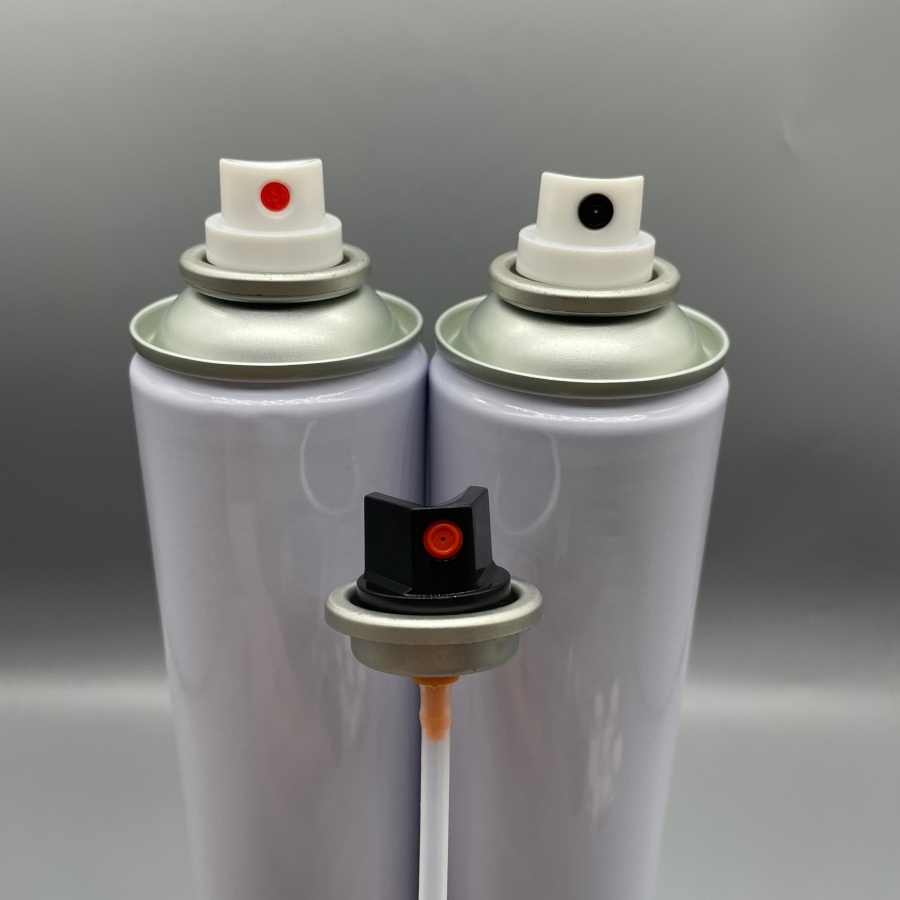 Premium Color-Matched Male Aerosol Valve and Actuator Set with UV-Resistant Finish and Strong Sealing Performance