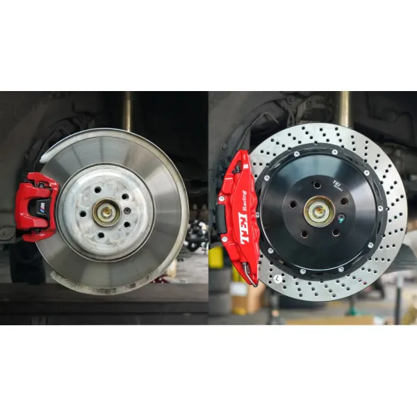 Front 6 piston and rear 4 piston caliper BBK auto brake system For BMW 540i 19 inch rim