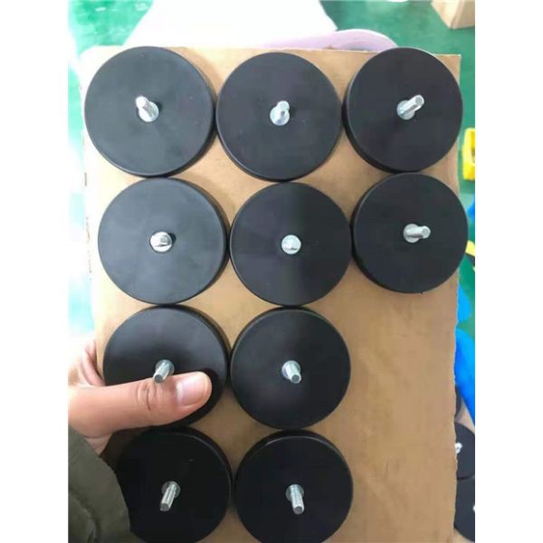 Strong Force Pot Rubber Coated Permanent Magnet for High Temperature Bending Processing