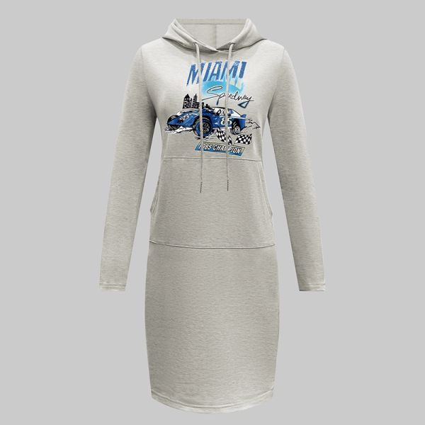 Lady'S Elegant Womens Athletic Dresses Fashionable Long Sleeved Dress 59.5cm 60.5cm