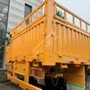 Vehicle Master 60 Ton Drop Side Wall Fence Semi Trailer Sidewall Dropside 3 Axle Cargo Transport Truck Trailer for Sale