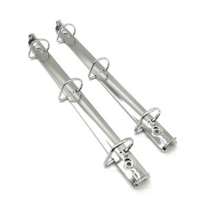 Metal Slant D shape Ring Binder clip 1 inch Silver A4 Metal accessories for