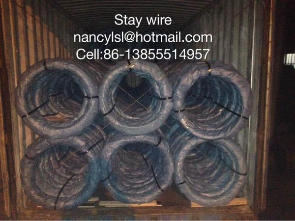 ACSR Conductor Galvanized Steel Wire Cable Strand With High Tensile Strength